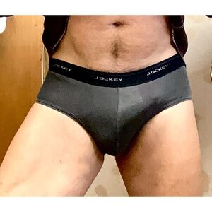 Vintage black jockey brief, medium